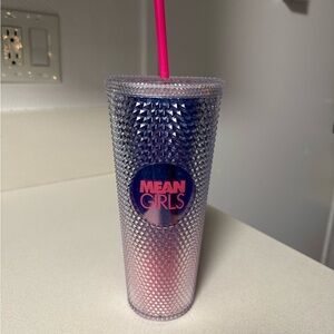 Official AMC Mean Girls Pink and Purple Tumbler NWT
